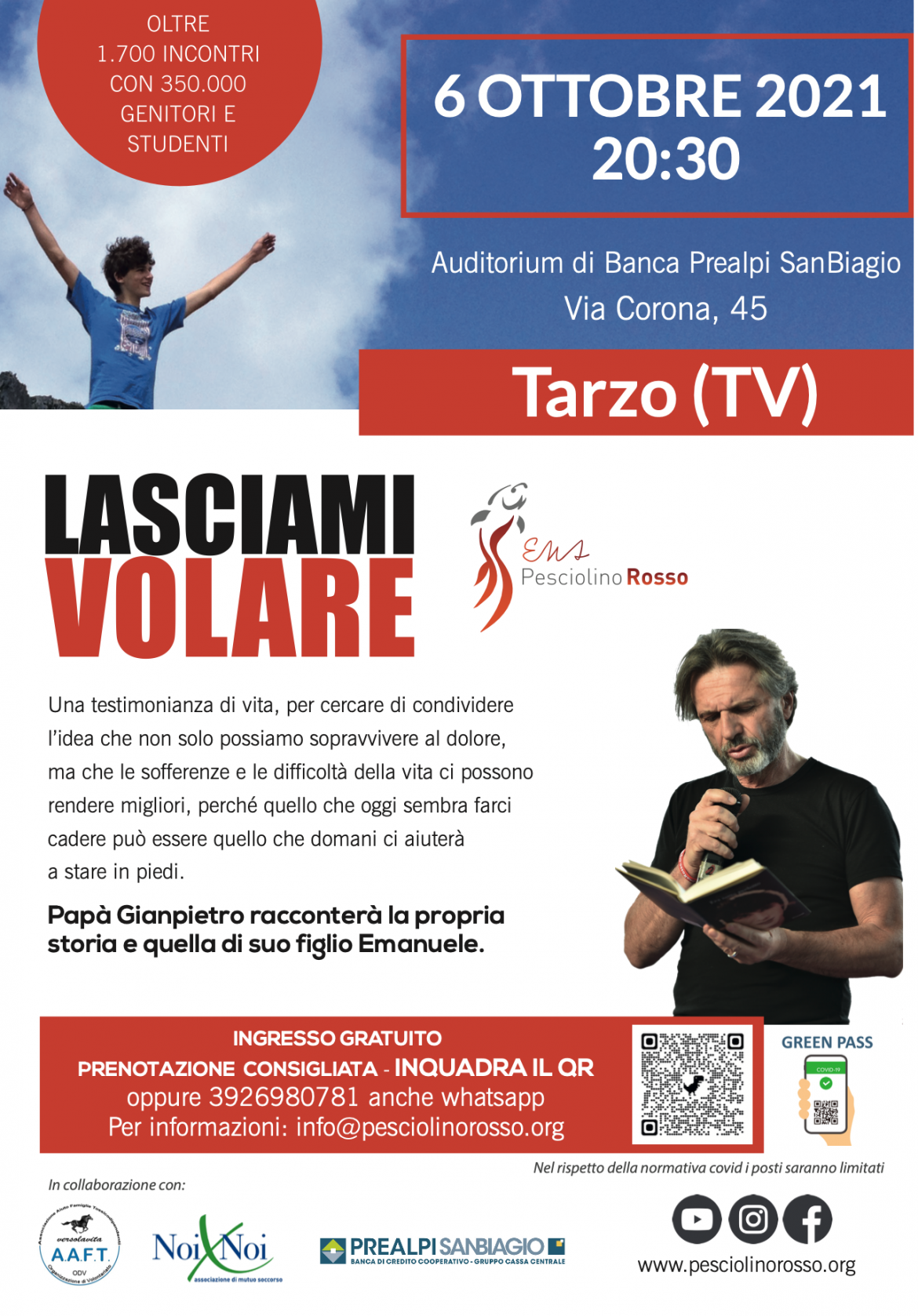 Serata in collaborazione con EMA Pesciolino Rosso