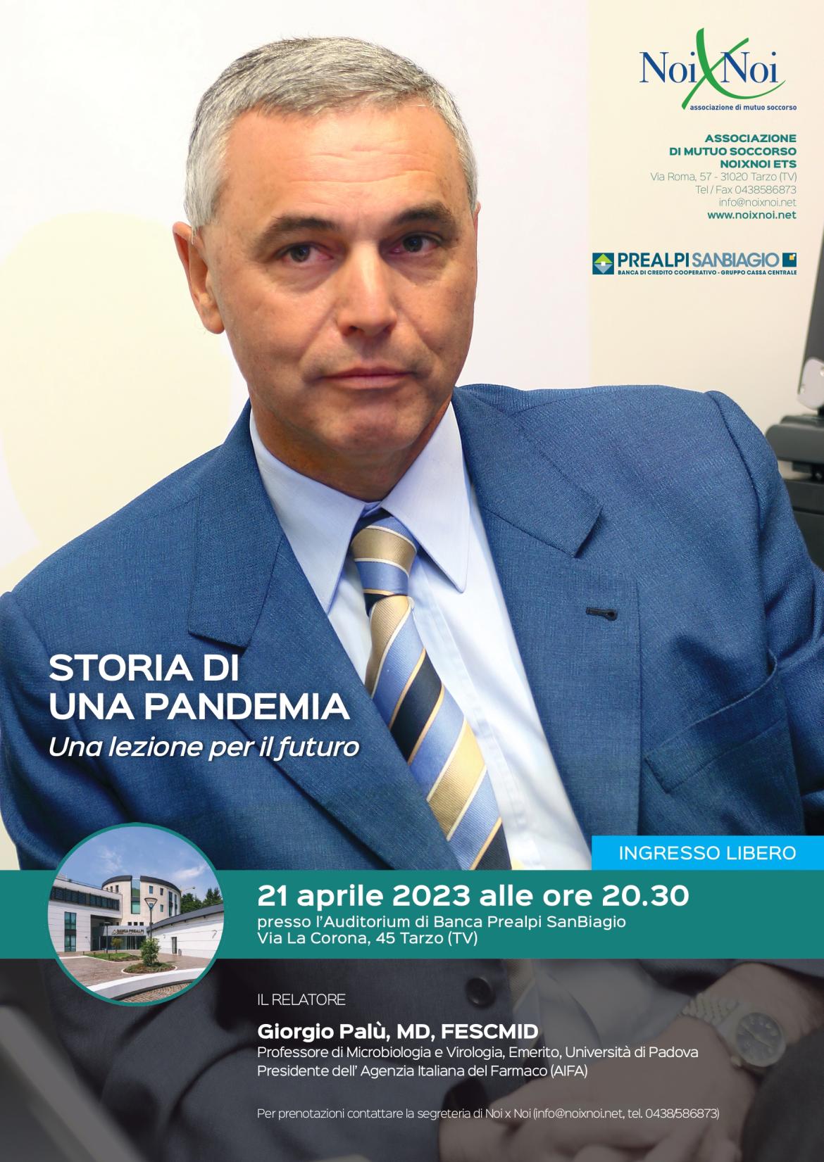 STORIA DI UNA PANDEMIA. UNA LEZIONE PER IL FUTURO.