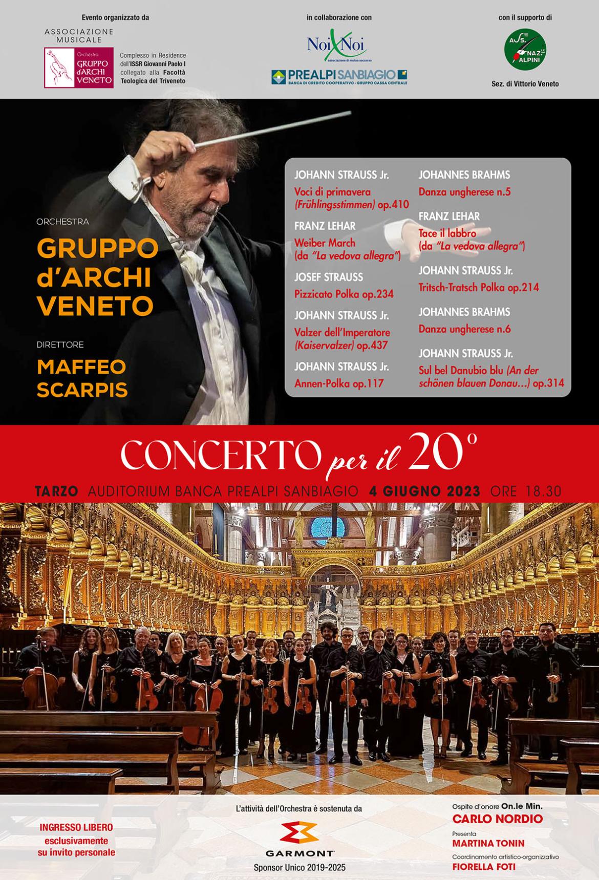 CONCERTO PER IL VENTESIMO